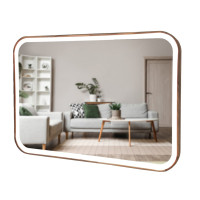 Дзеркало Eclipse Reliability LED 600x800 Natural Walnut Luxury Wood