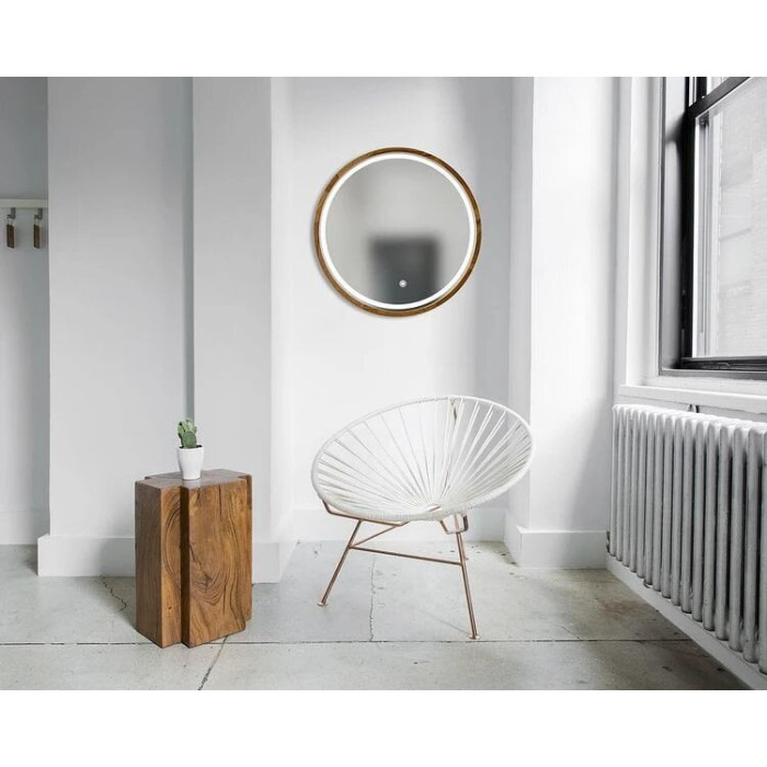 Дзеркало Solar Eclipse LED 70 Ясен Luxury Wood