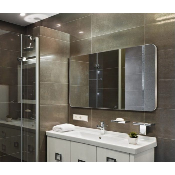 Дзеркало Inox 600x1000 LED Ral 9016 Juergen Mirror