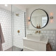 Дзеркало Inox R Black 1000x1000 LED Juergen Mirror