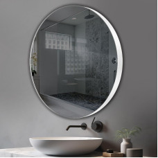 Дзеркало Inox R White + options 800х800 Juergen Mirror