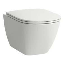 Унітаз підв��сний LUA Rimless Silent Flush 52 см з кришкою soft-close H8660820000001 LAUFEN