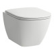 Унітаз підвісний LUA Rimless Silent Flush 52 см з кришкою soft-close H8660820000001 LAUFEN