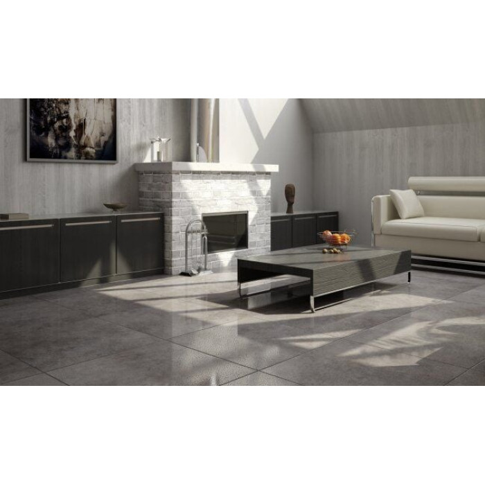 Плитка керамогранітна Prince Grey Lappatto 600x600x9,5 Konskie