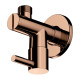 кутовий вентиль для ванни та душу Omnires polished copper (8857CP)