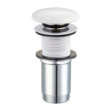 донний клапан Omnires click-clack gloss white (A716BP)