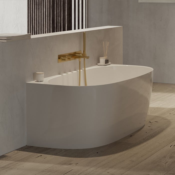 змішувач для ванни Omnires Contour прихованого монтажу, brushed gold (CT8037/1glb)