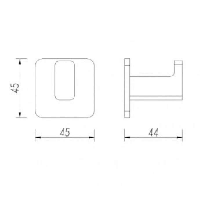 гачок Omnires Nelson black mat (NL80115BL)