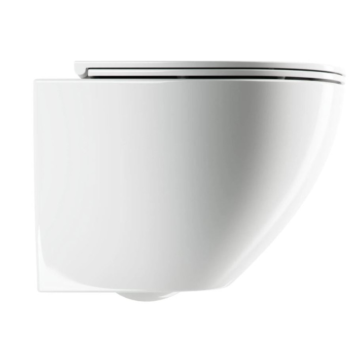 унітаз Omnires Ottawa 54x37 rimless підвісний, без обідка, сидіння дюропласт, змив торнадо, gloss white (OTTAWACSPMWBP)