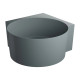 ванна Omnires Ovo M+ 120х120 кругла matt ash grey (OVO120WNAG)