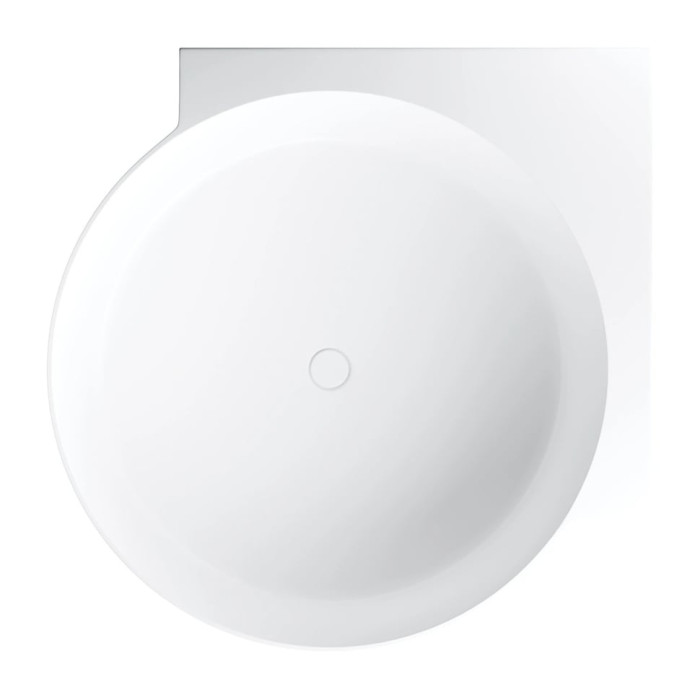 ванна Omnires Ovo M+ 120х120 кругла matt white (OVO120WNBM)
