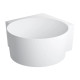 ванна Omnires Ovo M+ 120х120 кругла matt white (OVO120WNBM)