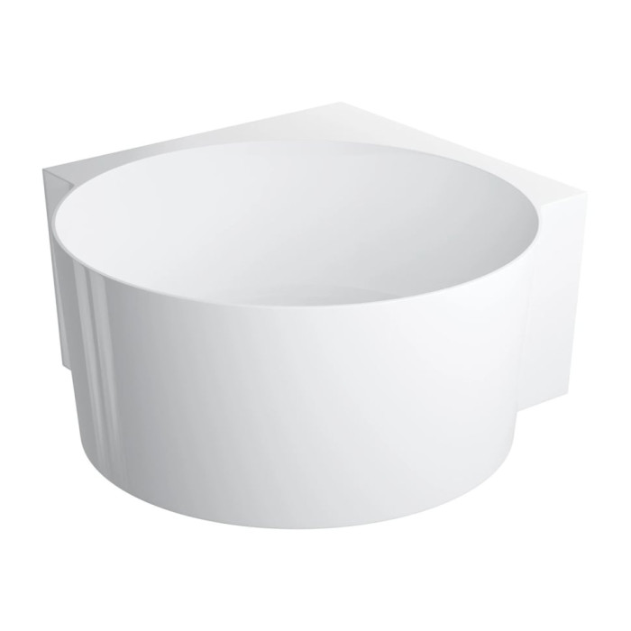 ванна Omnires Ovo M+ 120х120 кругла gloss white (OVO120WNBP)