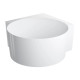 ванна Omnires Ovo M+ 120х120 кругла gloss white (OVO120WNBP)
