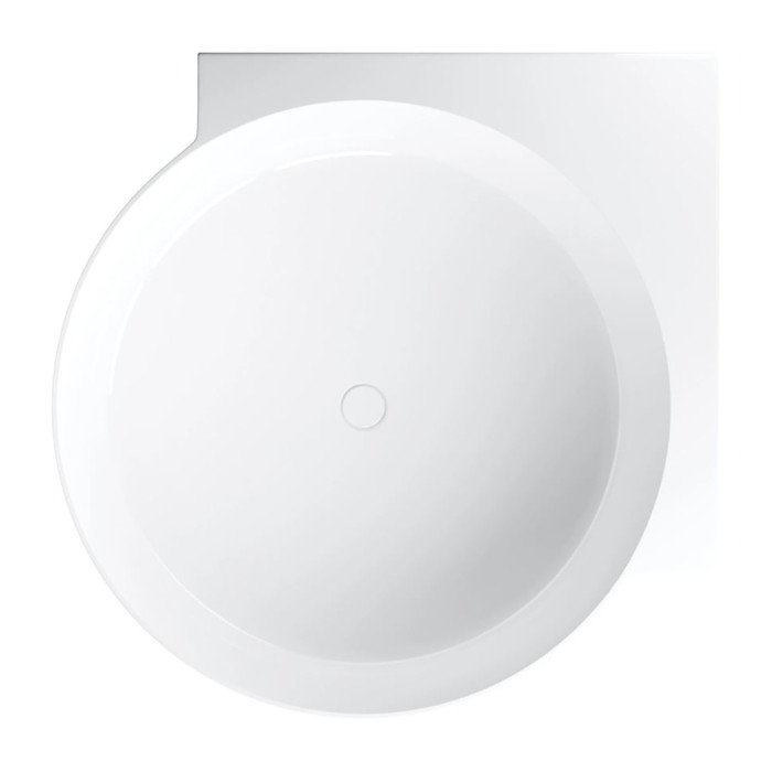 ванна Omnires Ovo M+ 120х120 кругла gloss white (OVO120WNBP)