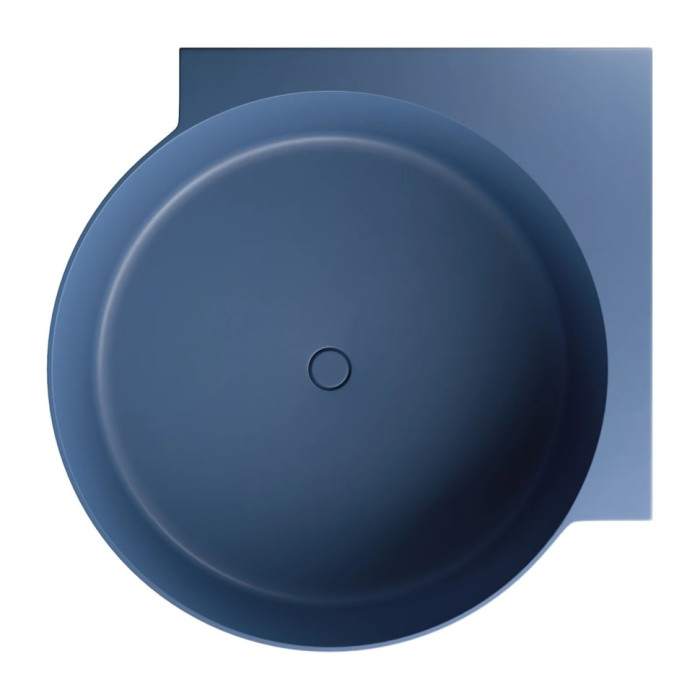 ванна Omnires Ovo M+ 120х120 кругла matt midnight blue (OVO120WNMB)