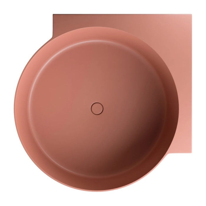 ванна Omnires Ovo M+ 120х120 кругла matt terracotta (OVO120WNTE)