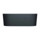 ванна Omnires Ovo M+ 160х75 овальна matt black lava (OVO160WWZPBLV)
