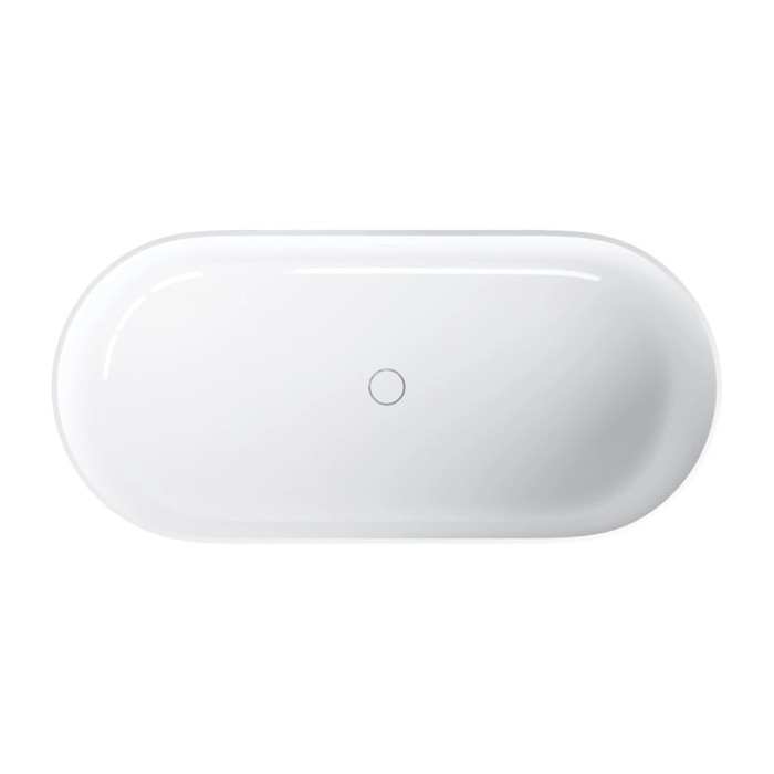 ванна Omnires Ovo M+ 160х75 овальна gloss white (OVO160WWZPBP)