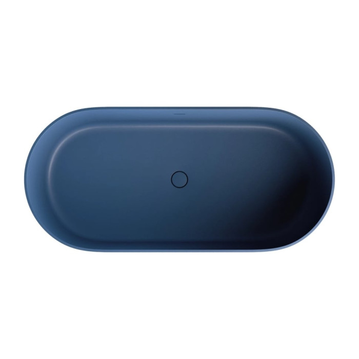 ванна Omnires Ovo M+ 160х75 овальна matt midnight blue (OVO160WWZPMB)