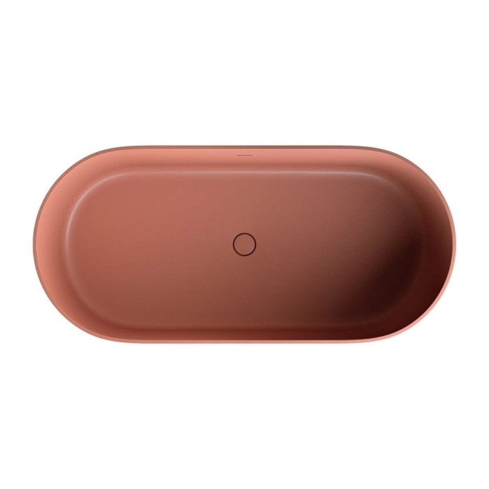 ванна Omnires Ovo M+ 160х75 овальна matt terracotta (OVO160WWZPTE)