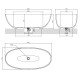 ванна Omnires Shell 160x75 окремостояща ash grey (SHELLWWAG)