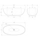 ванна Omnires Shell 160x75 овальна white (SHELLWWBM)