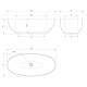 ванна Omnires Shell 160x75 овальна white (SHELLWWBP)