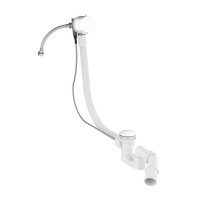 сифон для ванни Omnires CGS з напуском води white (TK132-PLUS-3.35+64-SBP)
