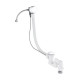 сифон для ванни Omnires CGS з напуском води white (TK132-PLUS-3.35+64-SBP)