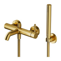 змішувач для ванни і душу Omnires Y brushed gold (Y1231GLB)