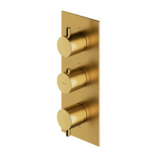 термостат для душу та ванни Omnires Y зовнішня частина brushed gold (Y1238-KROGLB)
