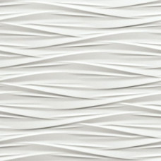 3D WALL DESIGN WIND WHITE MATTE