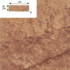 Клінкер Jasper Marron Rodapie 325x80(76)x16 mm 901649 ML160