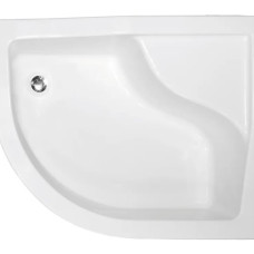 Піддон півкруглий MAXI 100x80х24/38,5 P правий + ноги