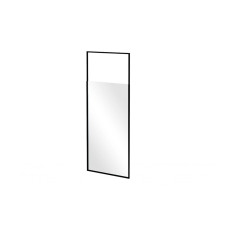 Кабіна walk in ICON Black 100x200-280 скло прозоре, профіль чорний мат