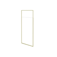 Кабіна walk in ICON Gold 120x200-280 скло прозоре, профіль золотий