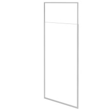 Кабіна walk in ICON 100x200-280 скло прозоре, профіль хром