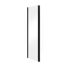 Панель бокова Duo Slide black 80x195 профіль чорний матовий, скло прозоре