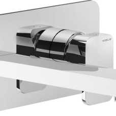 Одноважільний Змішувач Для Раковини Настінного Монтажу Loop 150 Mm Chrome Lp90198Cr