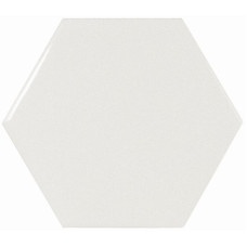 Плитка 10,7*12,4 Scale Hexagon White 21911