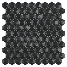 Мозаїка 31,5*31,5 Matt Black Hex 903 D