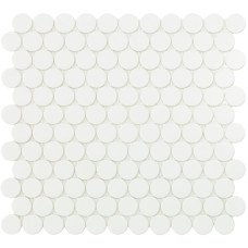 Мозаїка 30,1*31,3 Matt White Circle 6106C