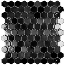 Мозаїка 31,5*31,5 Lux Antracite Hex 407H