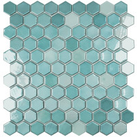 Мозаїка 31,5*31,5 Lux Turquoise Hex 6001H
