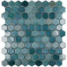Мозаїка 31,5*31,5 Lux Green Hex 6003H