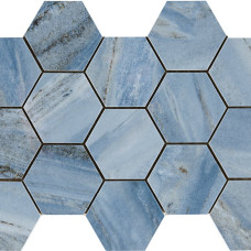 Декор 32,5*22,5 Hexagonos Cr.lux Ossola Blue- Уцінка
