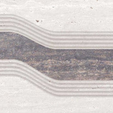 Плитка 44,63*119,3 Travertino Titanium Decor 7 Mm
