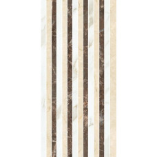 Плитка 60*120 Majestic Decori Noblesse Oro/Crema/Bruno Rett 9 Mm