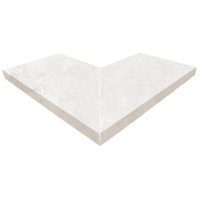 Сходинка 62,5*62,5 Cartabon Exterior Peldano Recto Natural Stones Corinto Blanco Cb-12263